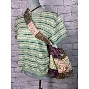 Handmade quilted hobo bag/purse